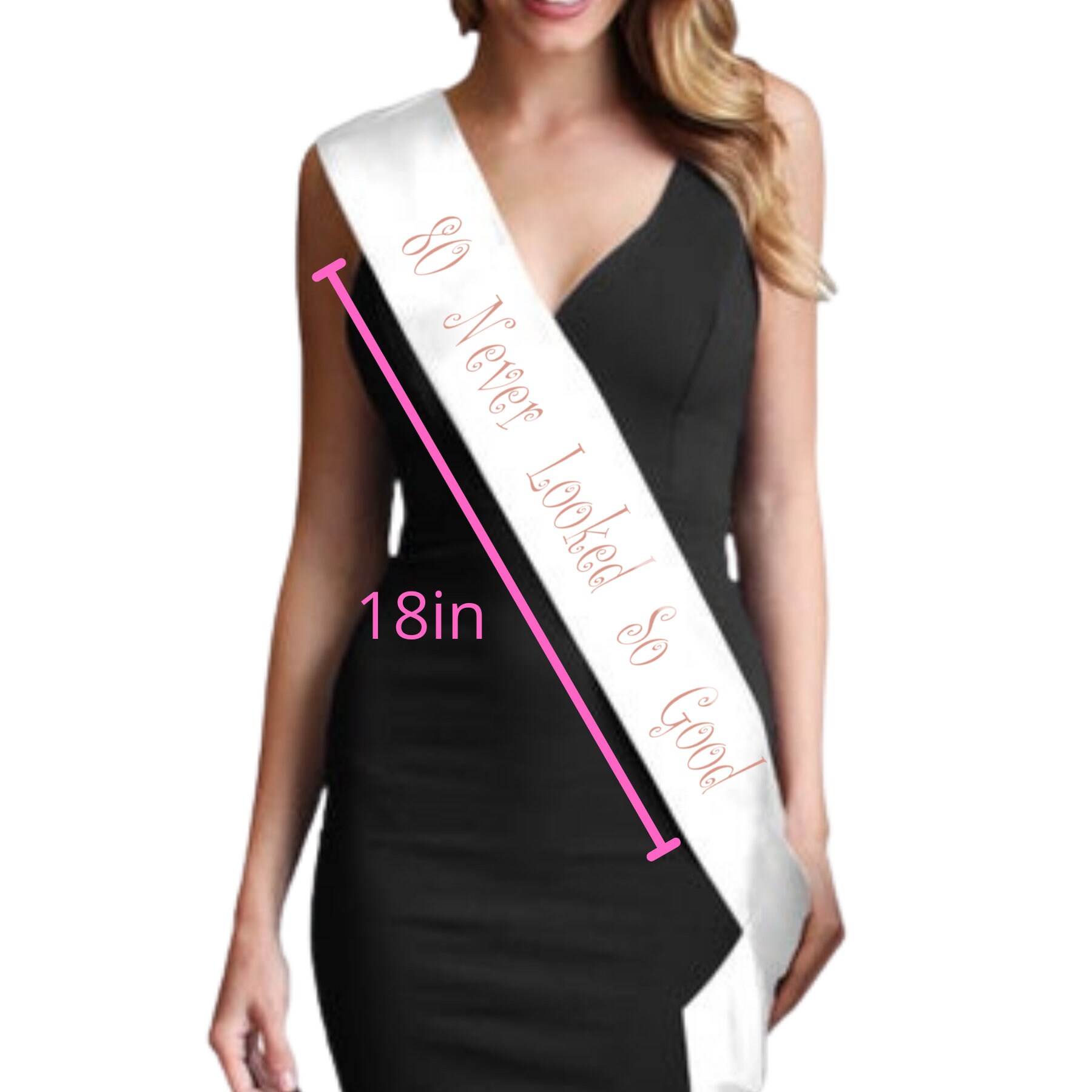 Birthday Sash Customizable Etsy