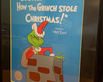 Chuck Jones, Grinch, "Dr. Seuss' How the Grinch Stole Christmas!", Limited Edition Serigraph Cel (1999)