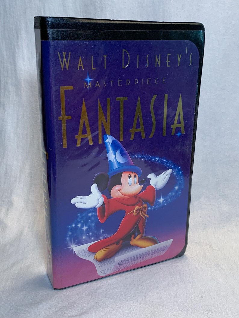 RARE Fantasia VHS, Walt Disney's Masterpiece, Vintage Movie Etsy