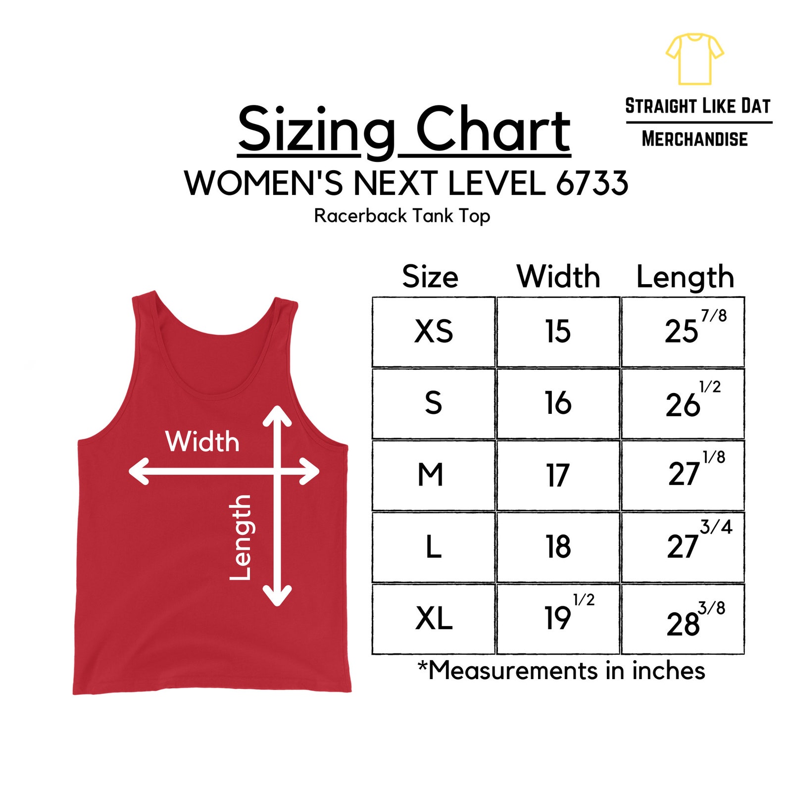 Golds Gym Tank Top Size Chart