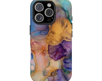 Artistic Tough Phone Cases for Nature Lovers, Durable Phone Covers, Unique Gifts, Colorful Accessories, Holiday Present Ideas