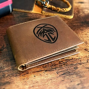 Personalized Mens Leather Wallet, Valentines Gift For Boyfriend, Anniversary, Him, Husband, Father, Dad, Custom Full Grain Engraved WALLET