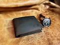 Personalized Mens Leather Wallet, Handwriting Engraved Wallet,  Wallet for Boyfriend, Christmas Wallet, Wallet for Husband, Fathers Wallet, product logo