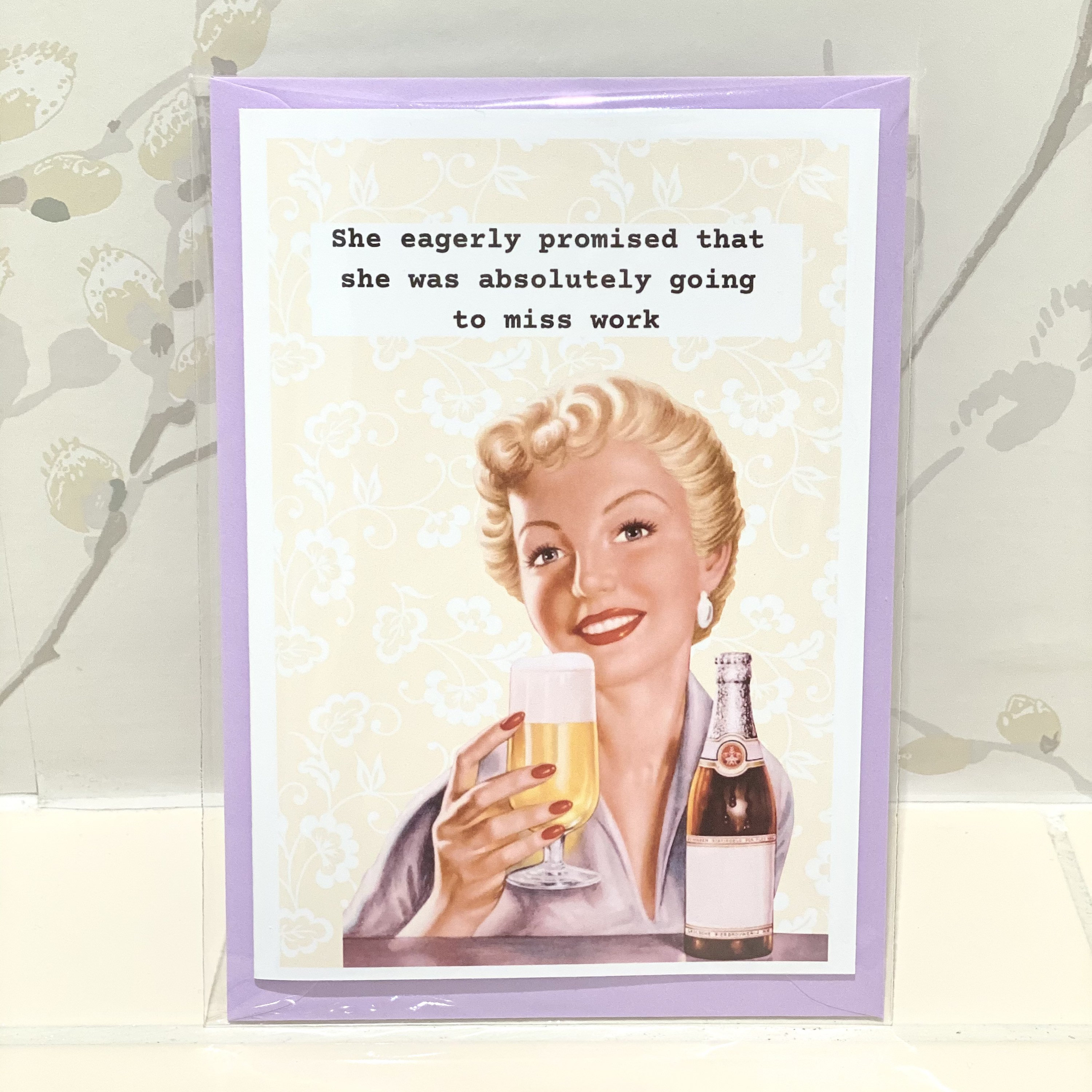 Funny Retirement Card For Woman Sarcastic Retirement Card For Etsy