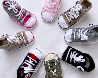 Chaussures au crochet pour bébé| Chaussons|cadeau pour bébé| Chaussons faits à la main|chaussures de bébé au crochet|cadeau de bébé unisexe|cadeau de grossesse|cadeau de baby shower|cadeau nouveau-né