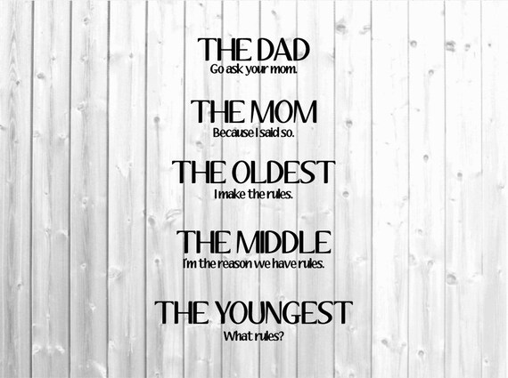 Download Matching Family Svg Shirts The Dad The Mom The Oldest Etsy
