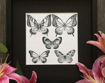 Butterflies 1 - Signed Art Print