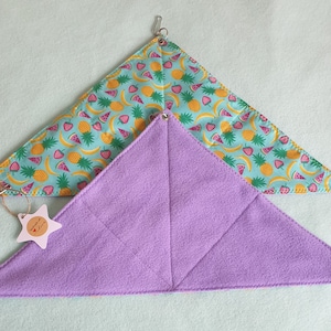Hanging Corner Triangle Hammock For Rats, Hamsters, Chinchillas, Ferrets and other small pets