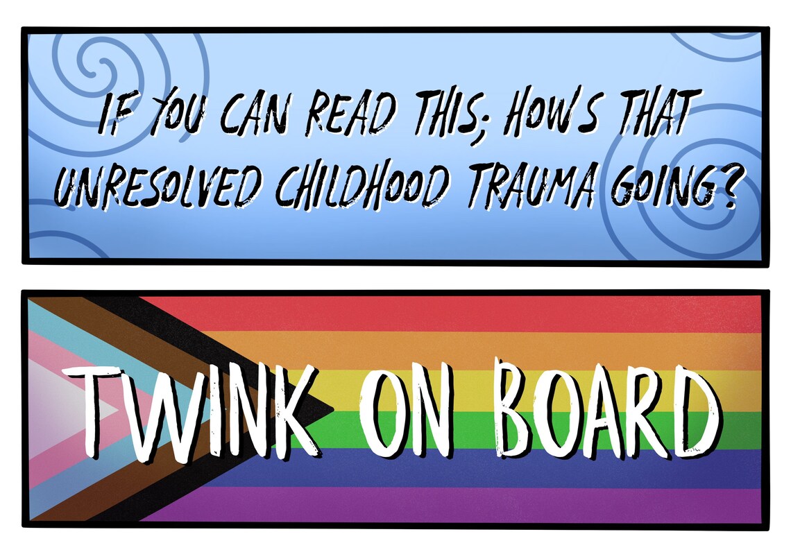 Gen Z Bumper Stickers Vinyl Etsy