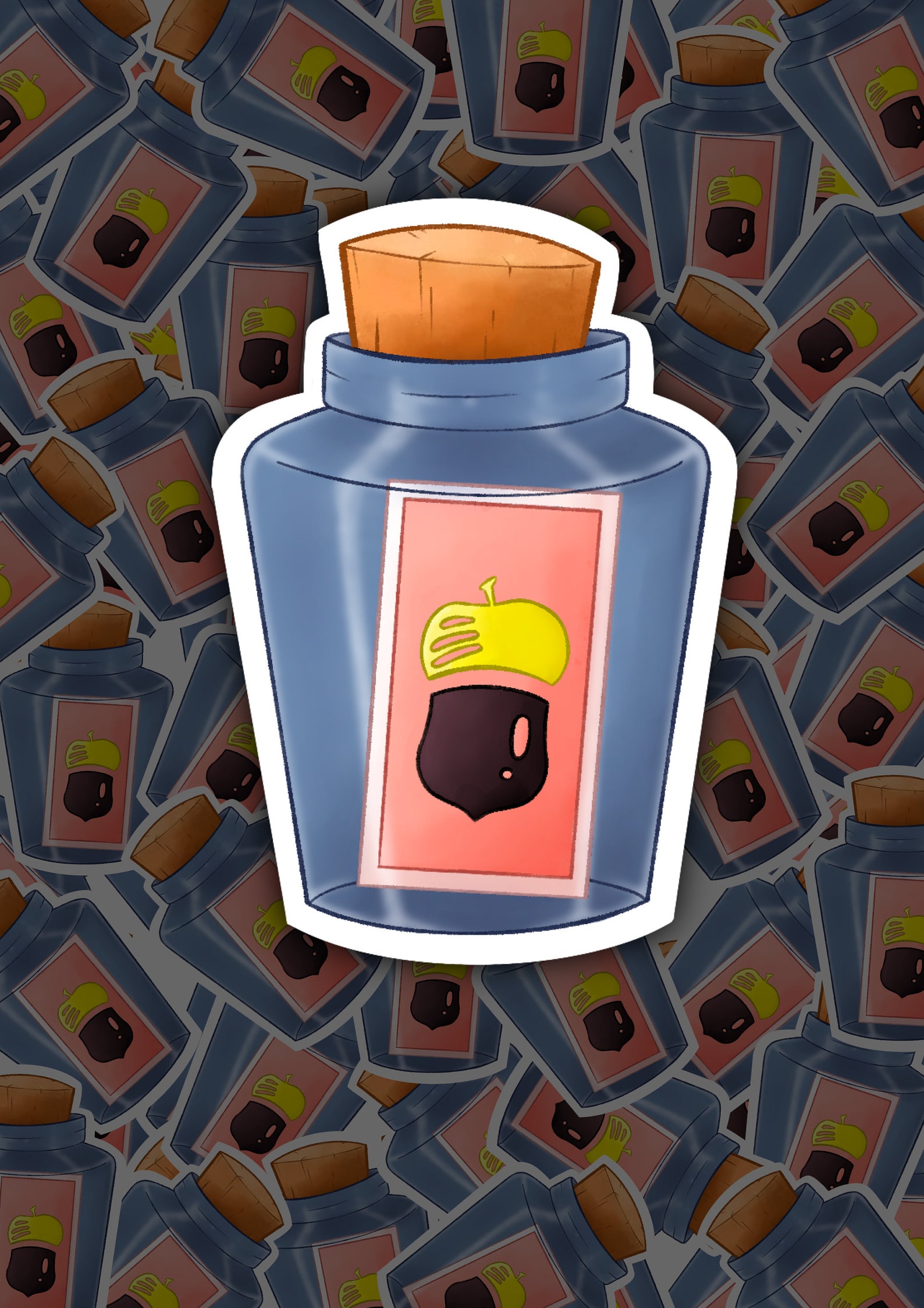 ACNH Vinyl DIY Bottle Sticker Etsy