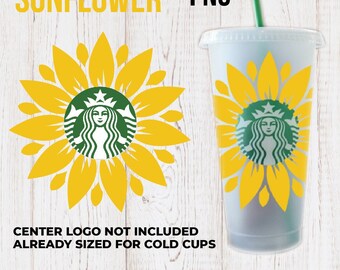 Free Free 277 Template Sunflower Starbucks Cup Svg SVG PNG EPS DXF File