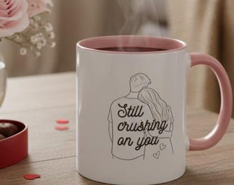 Taza "Sigo enamorado de ti": regalo romántico de San Valentín para novio o novia, taza de café para parejas