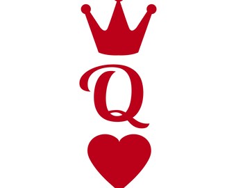 Queen Of Hearts Svg Etsy Queen Of Hearts Svg Etsy