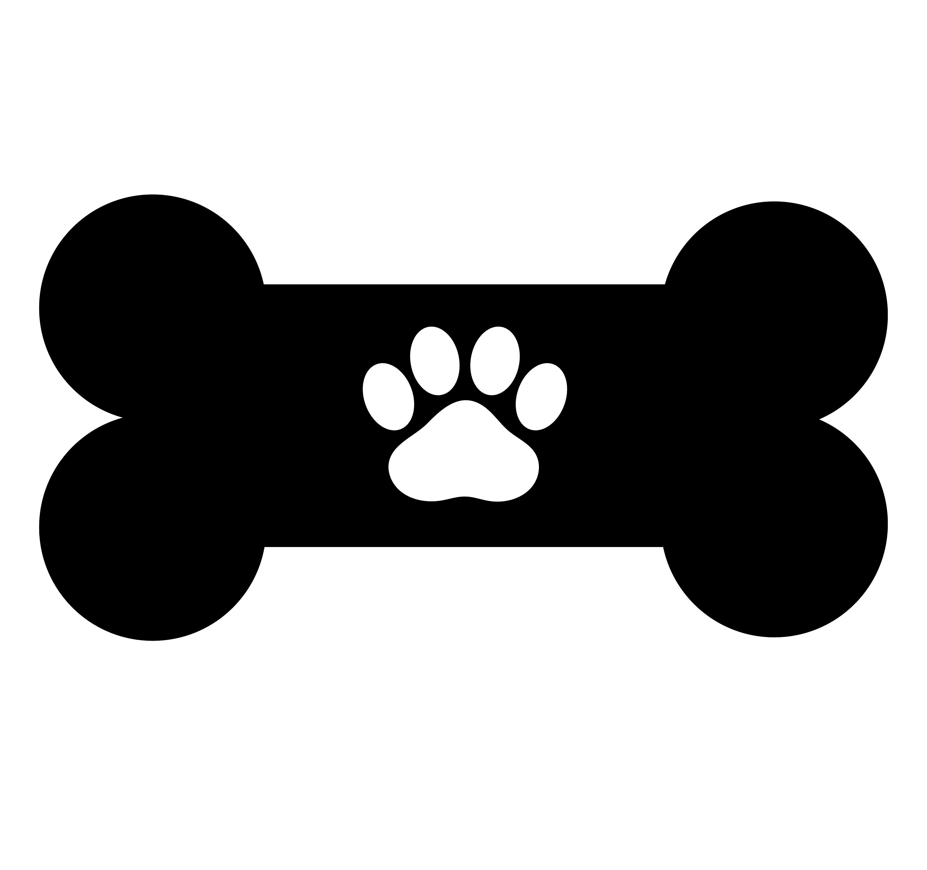 Paw Print SVG, Dog Paw Prints SVG, Dog Bone Svg, Dog Paws, Heart Paw