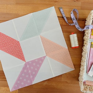 Eccentric Star Quilt Block - Block 11