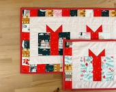Christmas Present Table Runner and Placemat Pattern - Quilting Pattern - With Video Tutorial