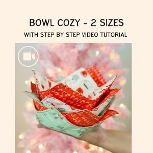 Kom gezellig naaipatroon (pdf) – 2 maten – eenvoudig doe-het-zelfcadeau voor beginners met videotutorial