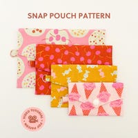 Snap Pouch Sewing Pattern – Easy DIY Gift With D-ring (PDF Pattern) - Etsy