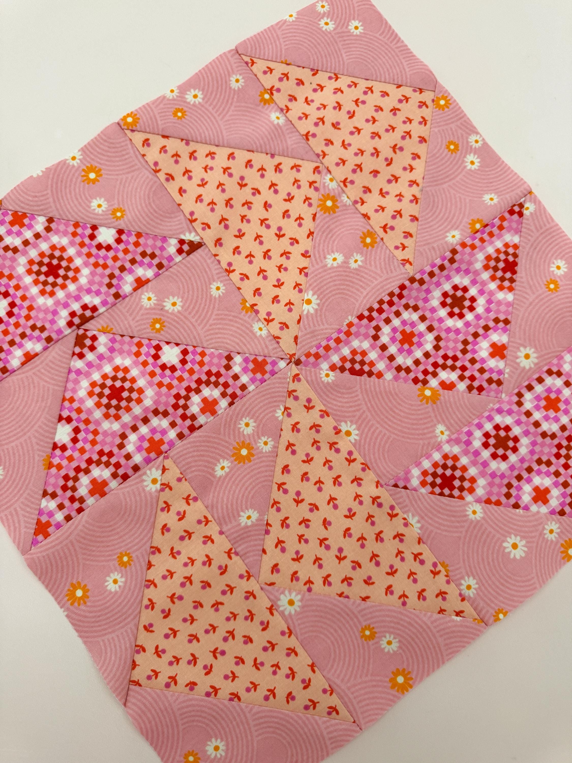Virginia Reel Quilt Block PDF Pattern With Youtube Video // Learn to ...