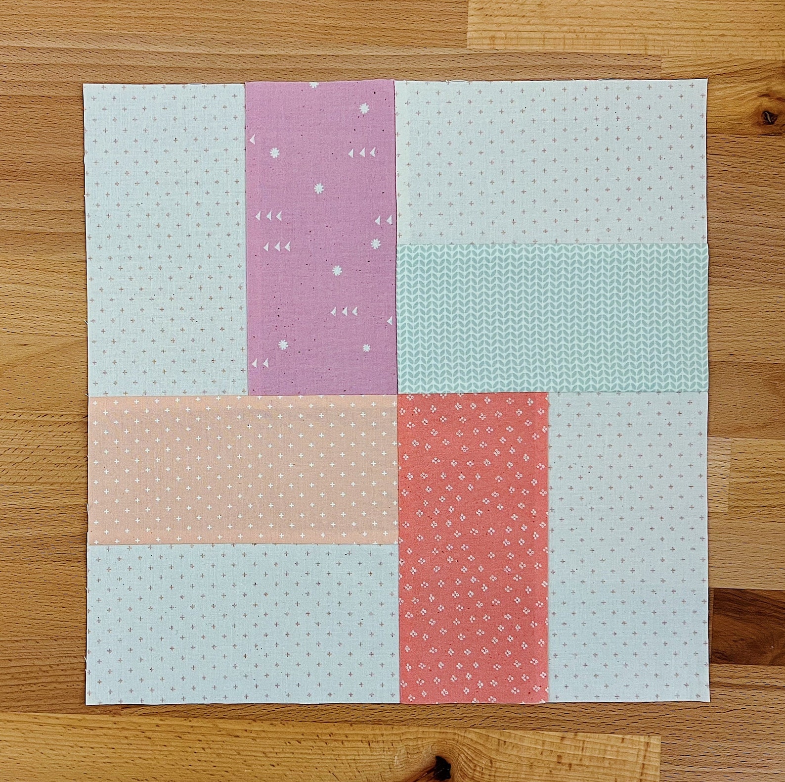 Rail Fence Quilt Block Pattern (digital PDF File) – Step-by-step ...