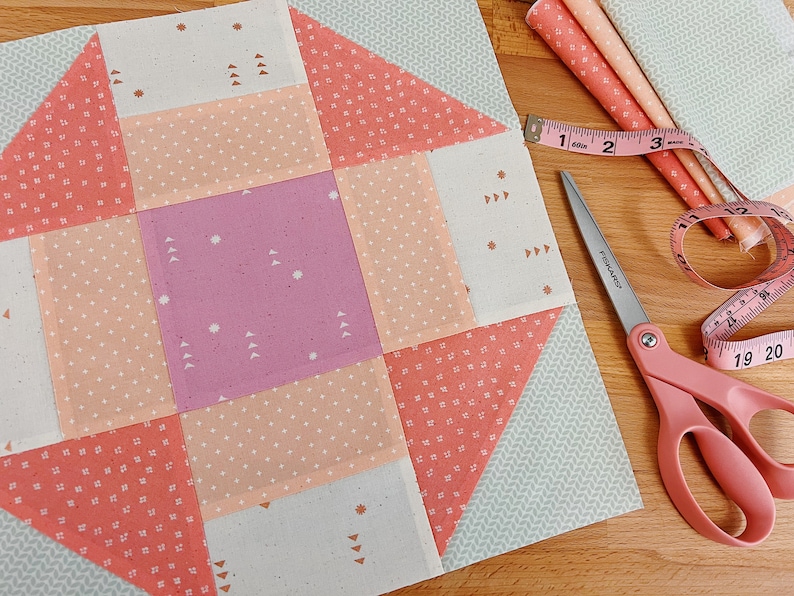 Grecian Square Quilt Block // Learn to Quilt // Quilting for Beginners image 3