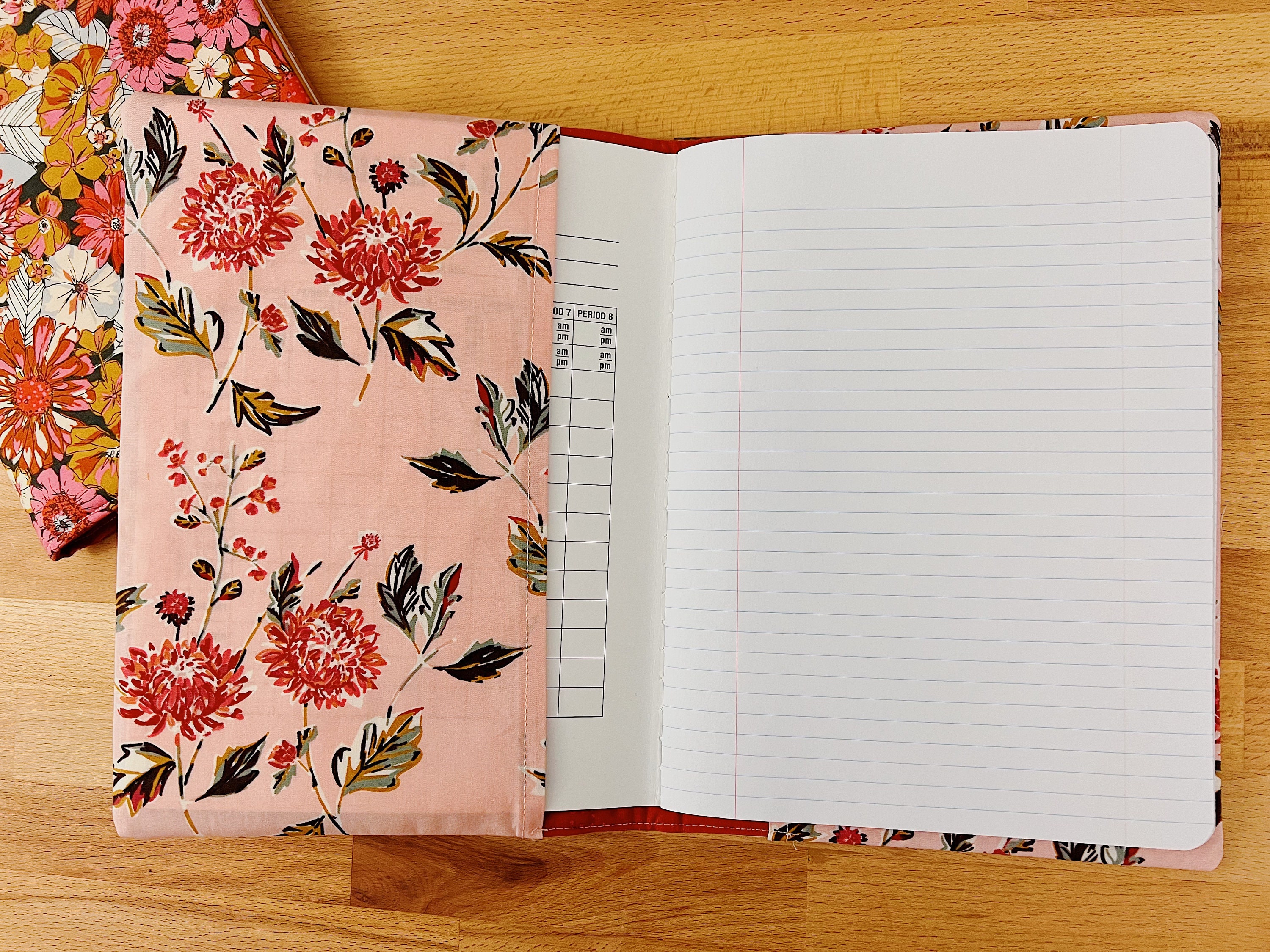 Fabric Book Cover Sewing Pattern // Sewing for Beginners // Etsy