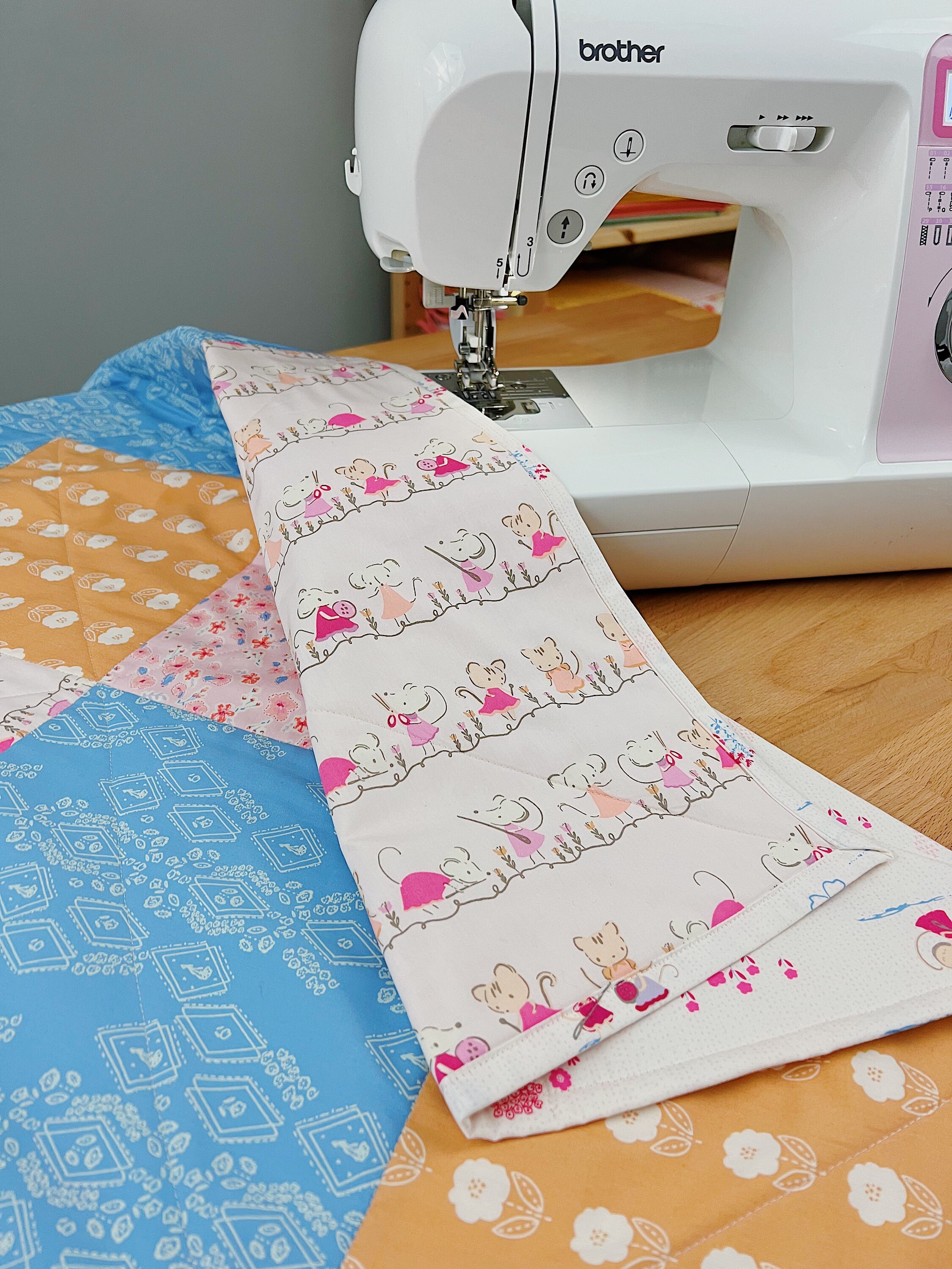 Easy Baby Quilt Pattern PDF // Quick Beginner Quilting Project With ...