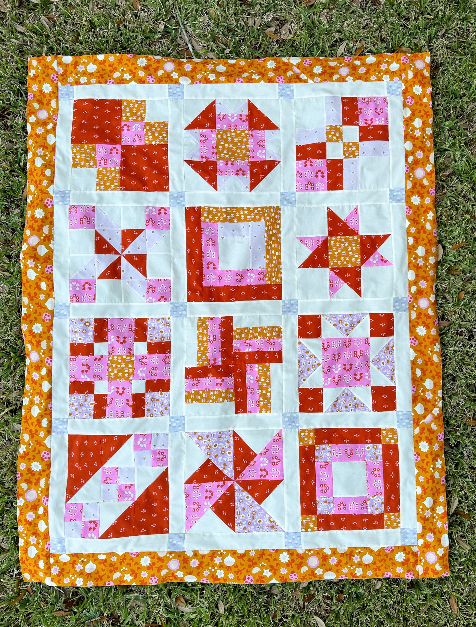 Double Pinwheel Quilt Block Pattern - With Video Tutorial - Learn to ...