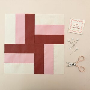 Rail Fence Quilt Block Pattern | Beginner-friendly (PDF Pattern) - Etsy