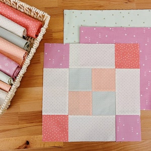 Love Squared quiltblok - blok 2