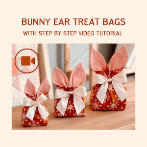 Bunny Ear Treat Bag Sewing Pattern – Beginner Friendly (PDF Pattern)