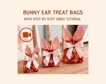 Bunny Ear Treat Bag Sewing Pattern – Beginner Friendly (PDF Pattern)
