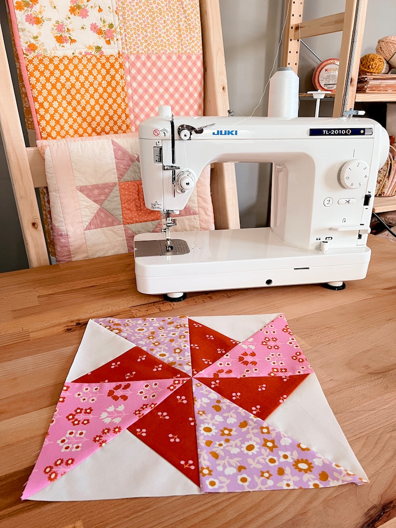 Double Pinwheel Quilt Block Pattern - With Video Tutorial - Learn to ...