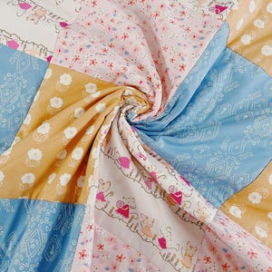 Easy Baby Quilt Pattern PDF // Quick Beginner Quilting Project with Step-by-Step Video Tutorial image 8