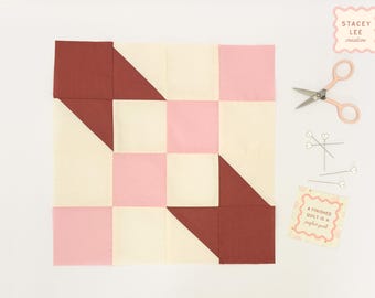 Road to Oklahoma Quilt Block Pattern – Classic Sampler Series (PDF Pattern)