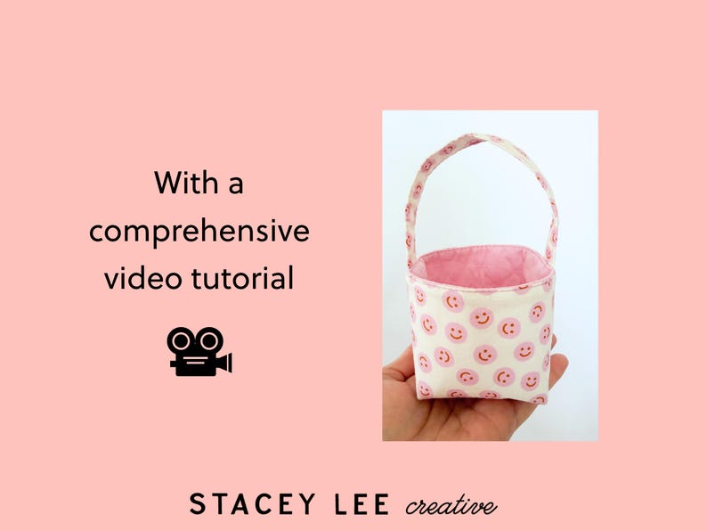 Fabric Basket Sewing Pattern PDF - 4 Sizes - Beginner Friendly - Etsy