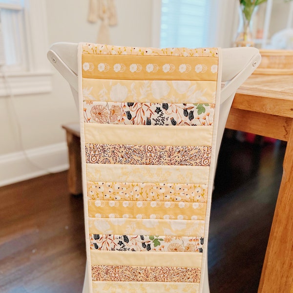 Quilt As You Go Table Runner Pattern, Beginner Friendly (PDF Pattern)