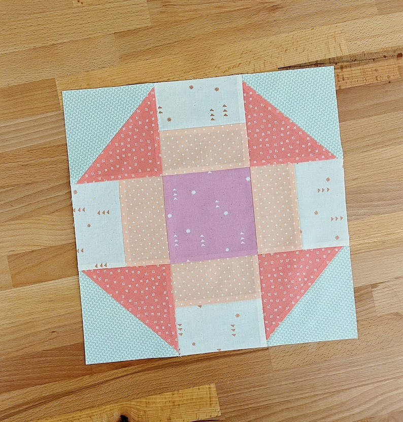 Grecian Square Quilt Block // Learn to Quilt // Quilting for Beginners image 2