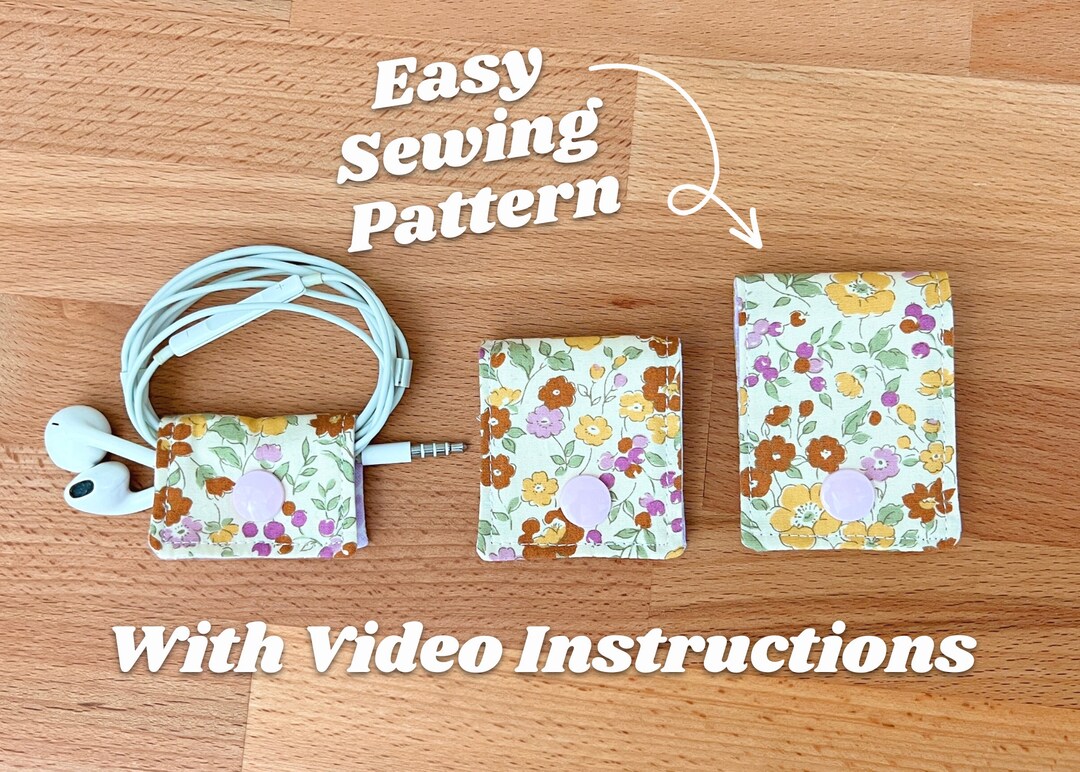 Fabric Cord Organizer Sewing Pattern With 3 Sizes Great Gift Etsy