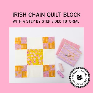 Single Irish Chain Quilt Block PDF | Mystery Block of the Month 2026