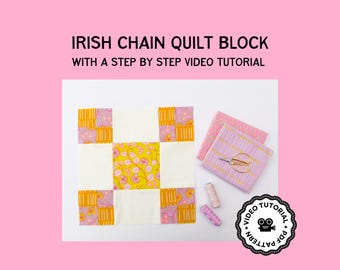 Single Irish Chain Quilt Block Pattern | Mystery Block of the Month 2026