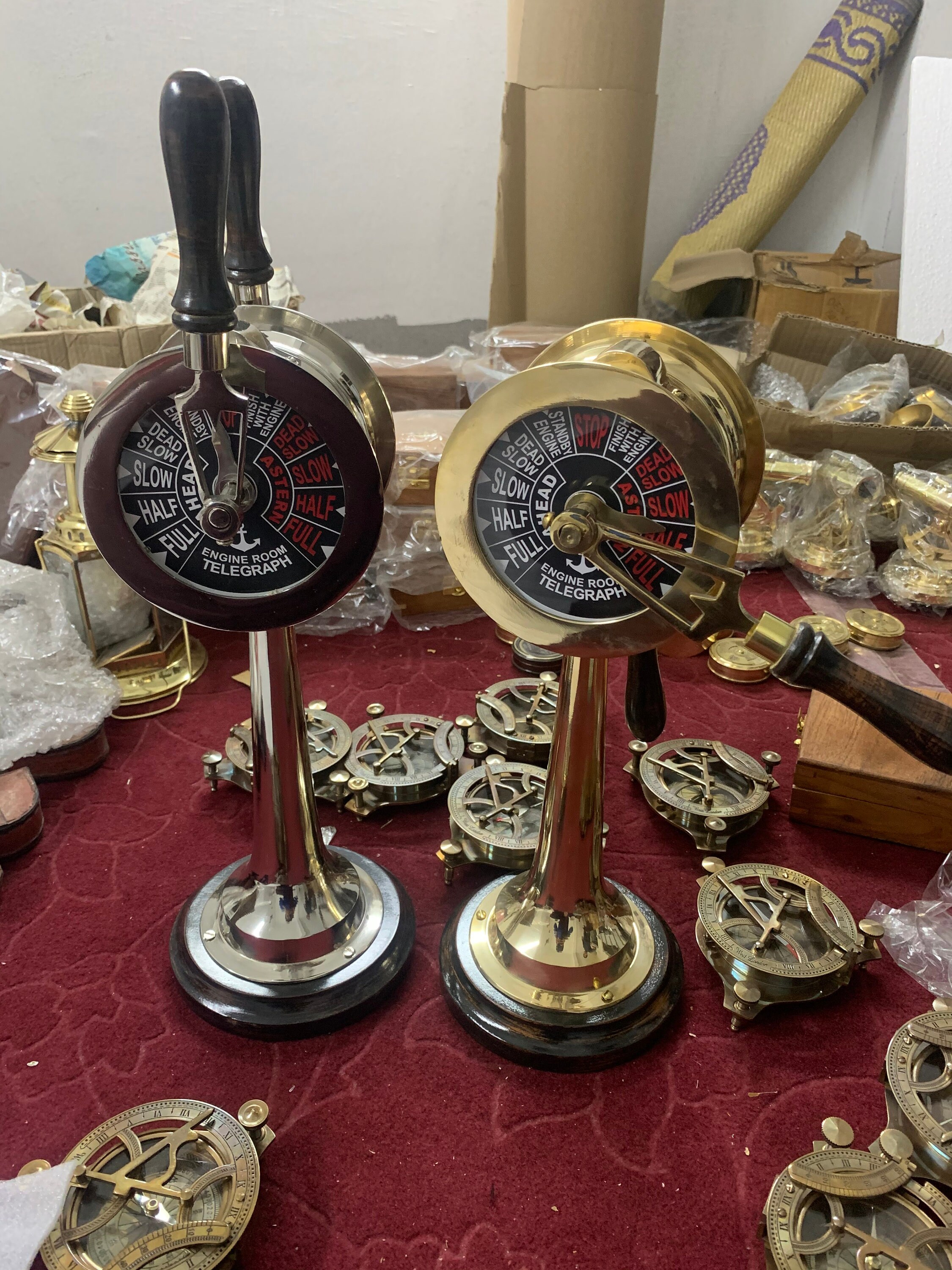 Polished Brass Ships Engine Room Telegraph 20 Collectible HOME Decor Etsy