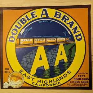 Vintage original crate labels, crate labels. vintage fruit crate labels
