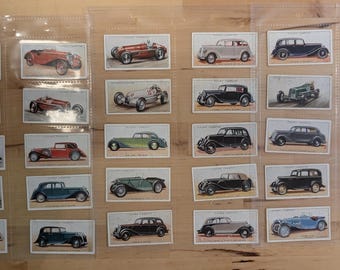 Players Cigarettes, Vintage Motor Cars, cigarette cards, cigarette papers, vintage early 1900s, cigarette cards