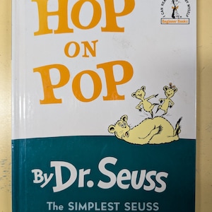 Dr. Seuss Bücher, Die Katze im Hut, The Foot Book, Hop on Pop, Kinderbücher, Leseanfänger, helle und frühe Bücher