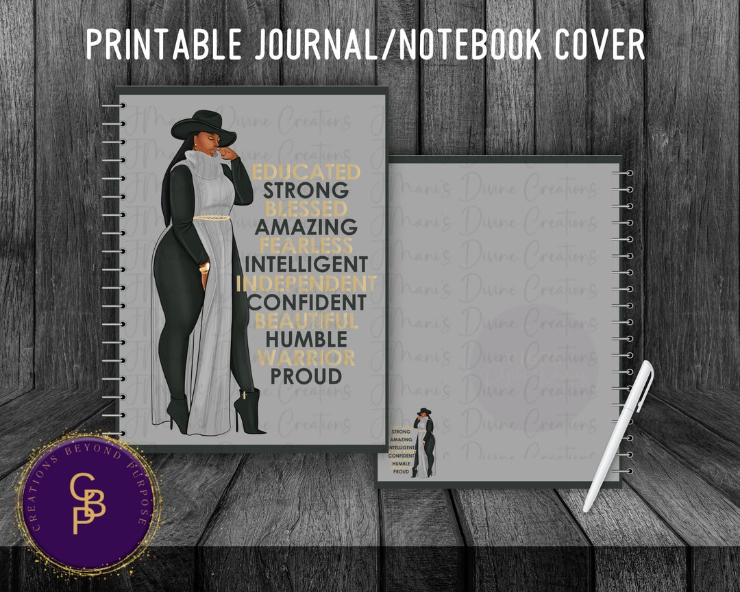 Printable Planner Cover, Notebook Cover, Christian Journal Notebook ...