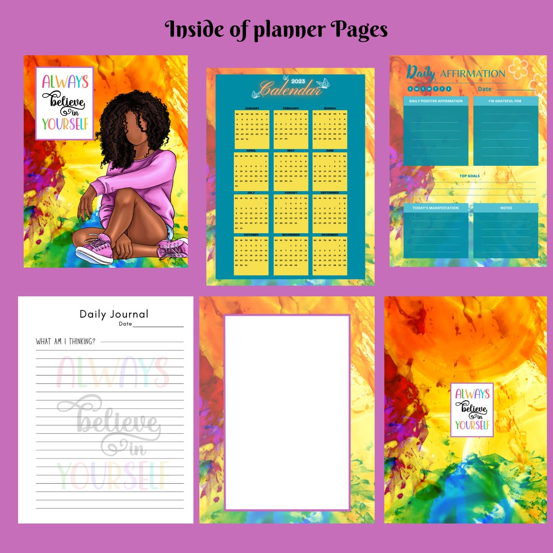 Printable Planner Digital Download Diary For Teens Teen Girl Etsy