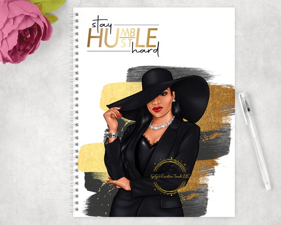 Printable Planner Cover African American Woman Spiral | Etsy