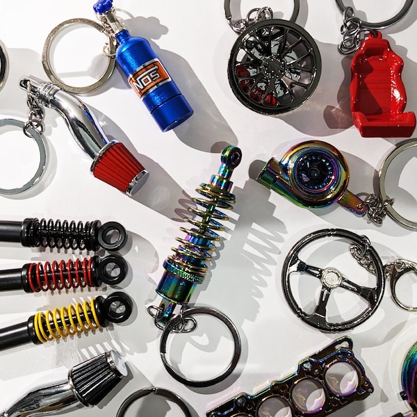 Automotiv Schlüsselanhänger | Mehrere Optionen | Autozubehör Geschenk | Auto Schlüsselanhänger | Schlüsselanhänger