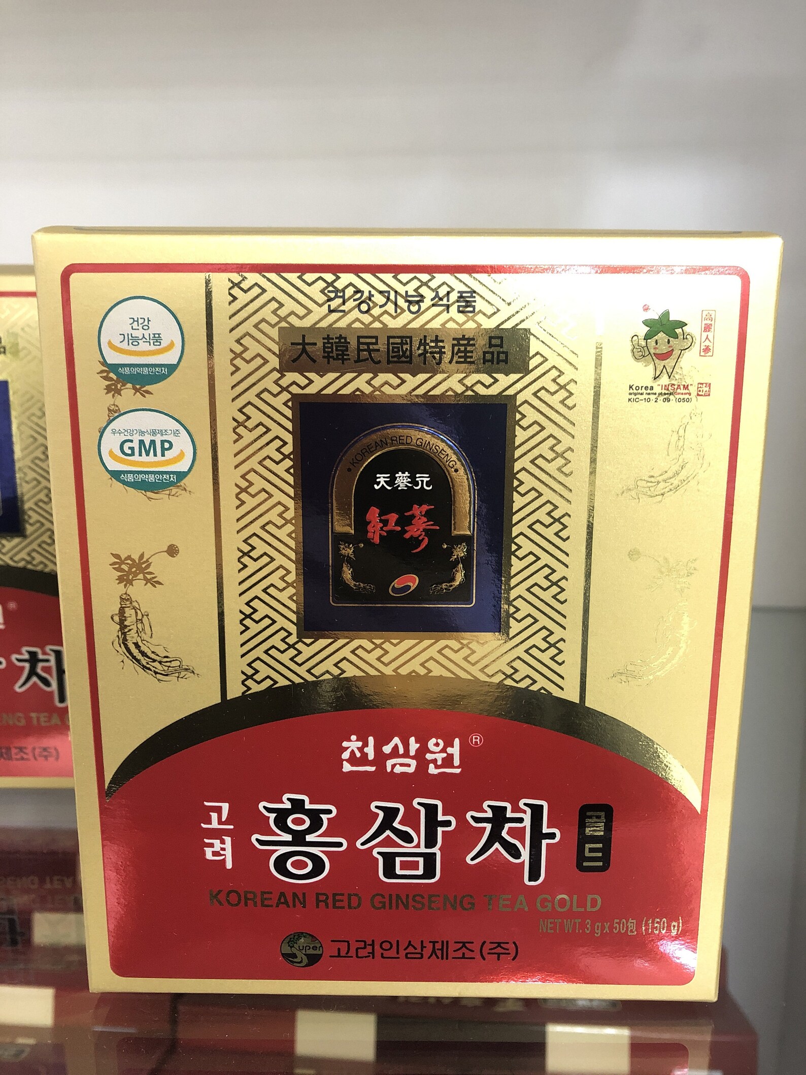 Chunsamwon Korean Red Ginseng Tea Gold 3g x 50 teabags Etsy